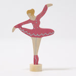 Grimm's figur til fødselsdagsring, ballerina, lyserød