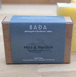 Håndlavet, økologisk og vegansk sæbe fra BADA, Mild & Nordisk uden duft
