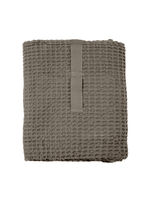 Big Waffle badehåndklæde i økologisk bomuld fra The Organic Company, Clay, 100 x 150 cm