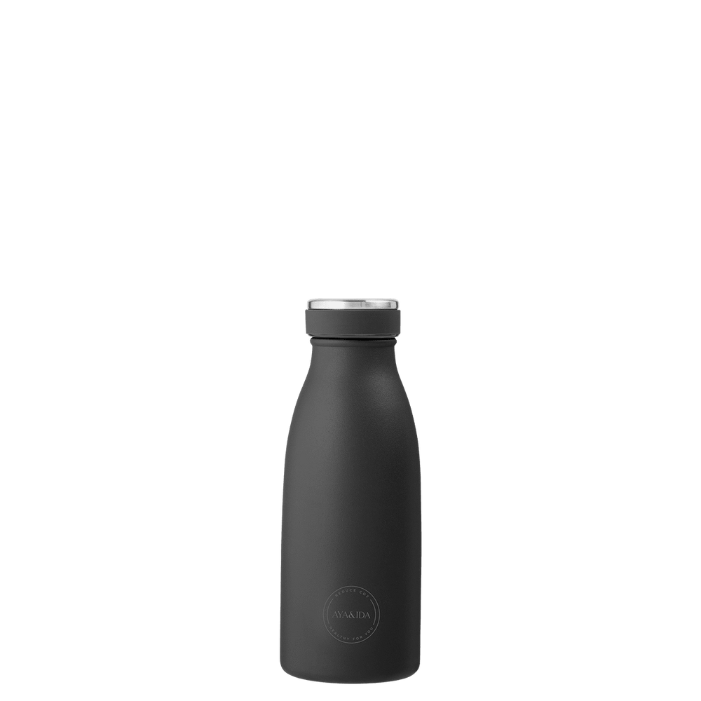 AYA&IDA termoflaske i rustfri stål, Matte Black, 350 ml