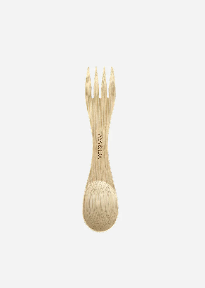 AYA&IDA spork i bambus, 16 cm