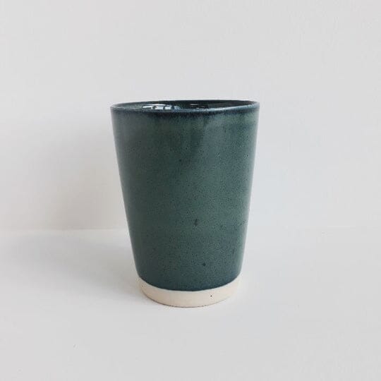 Høj Ø-kop fra Bornholms Keramikfabrik, Green Ocean