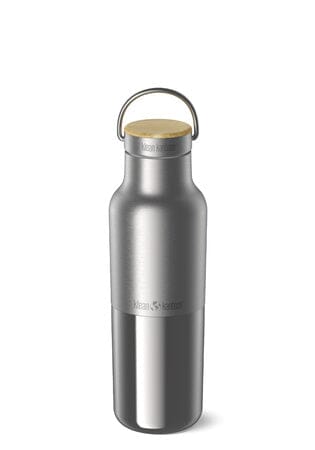 Klean Kanteen Rise Reflect isoleret vandflaske i rustfri stål med bambuslåg, 592 ml