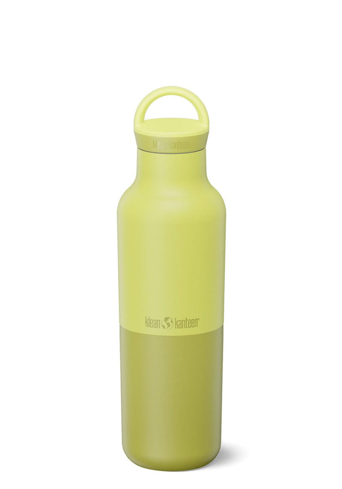 Klean Kanteen Rise Classic isoleret vandflaske i rustfri stål med Arch Loop, Acacia, 592 ml