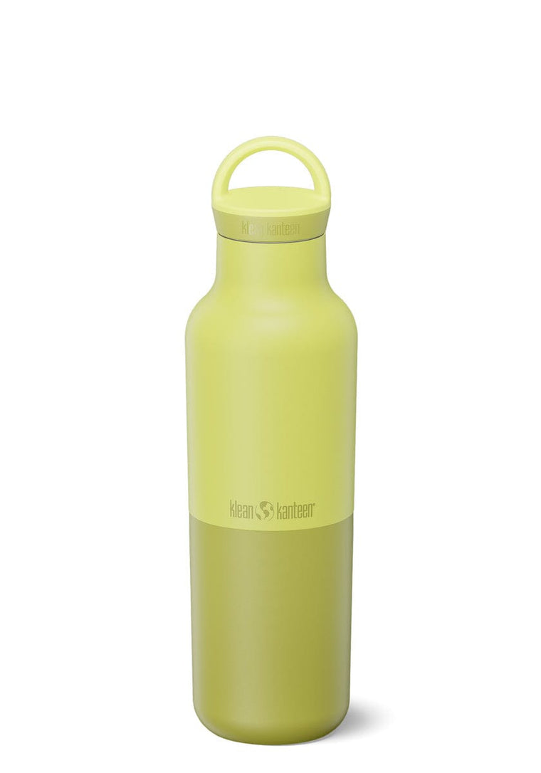 Klean Kanteen Rise Classic isoleret vandflaske i rustfri stål med Arch Loop, Acacia, 592 ml