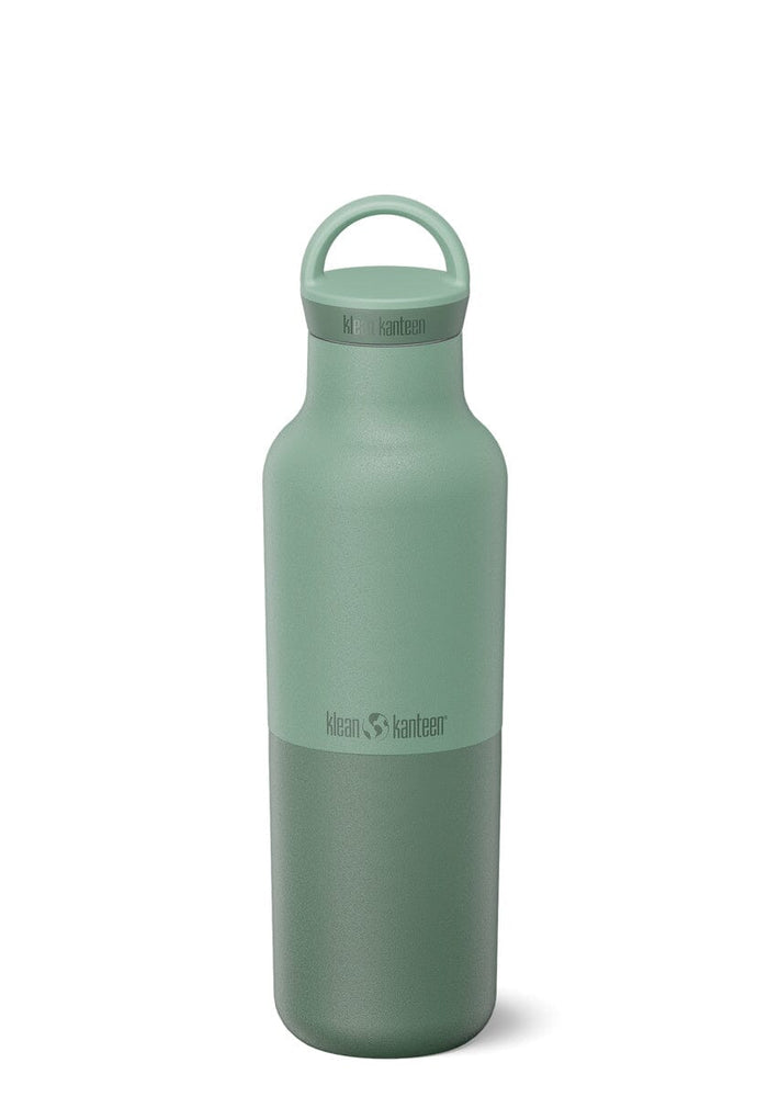 Klean Kanteen Rise Classic isoleret vandflaske i rustfri stål med Arch Loop, Brittany Blue, 592 ml