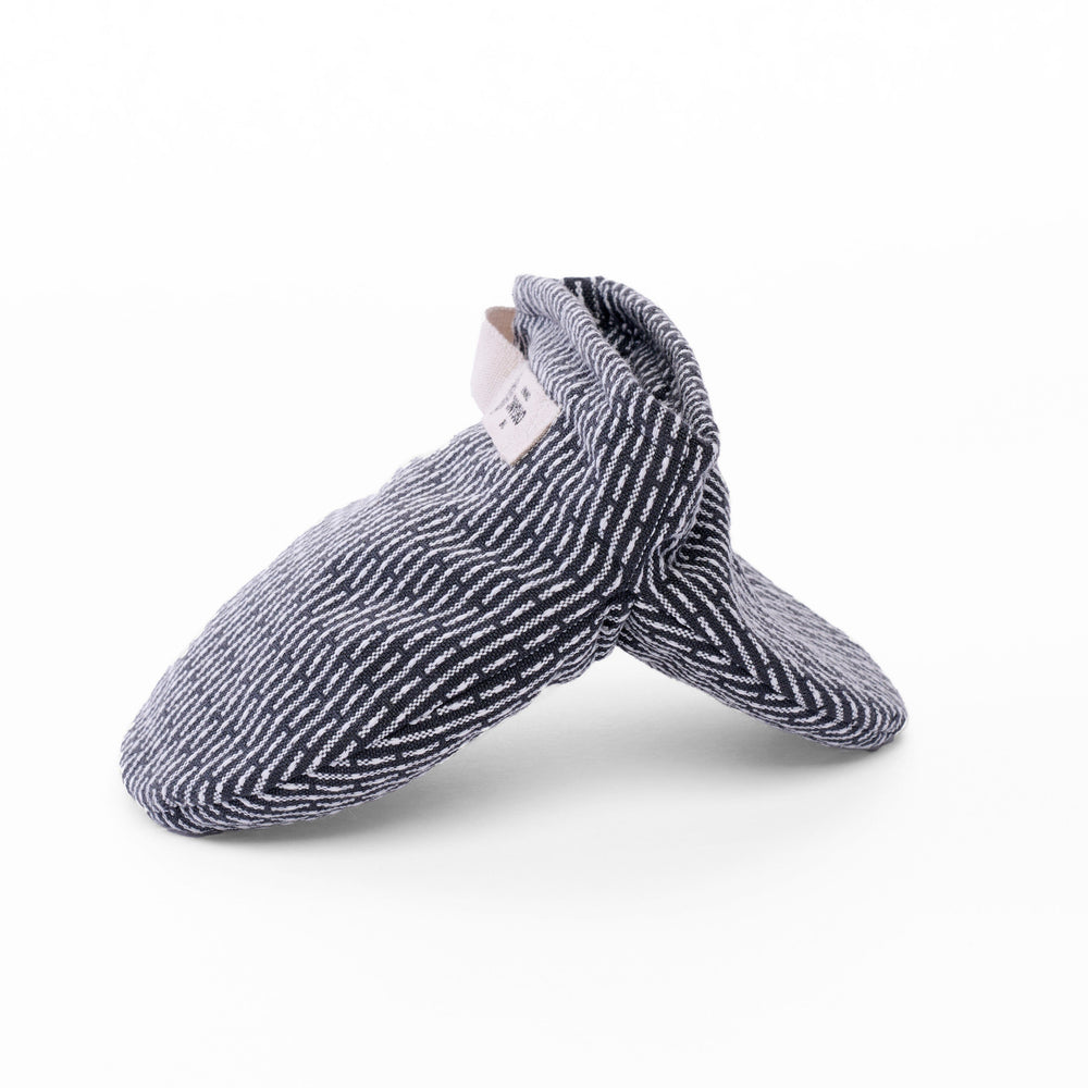 Mini Oven Mitts i økologisk bomuld fra The Organic Company, Evening Grey