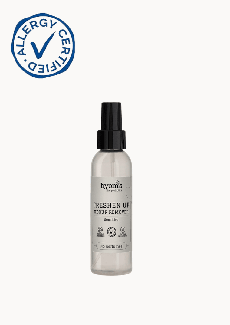 Byoms Freshen Up probiotisk lugtfjerner, daglig brug, parfumefri 100 ml