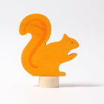 Grimm's figur til fødselsdagsring, egern, gul