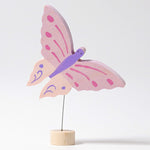 Grimm's figur til fødselsdagsring, sommerfugl, rosa