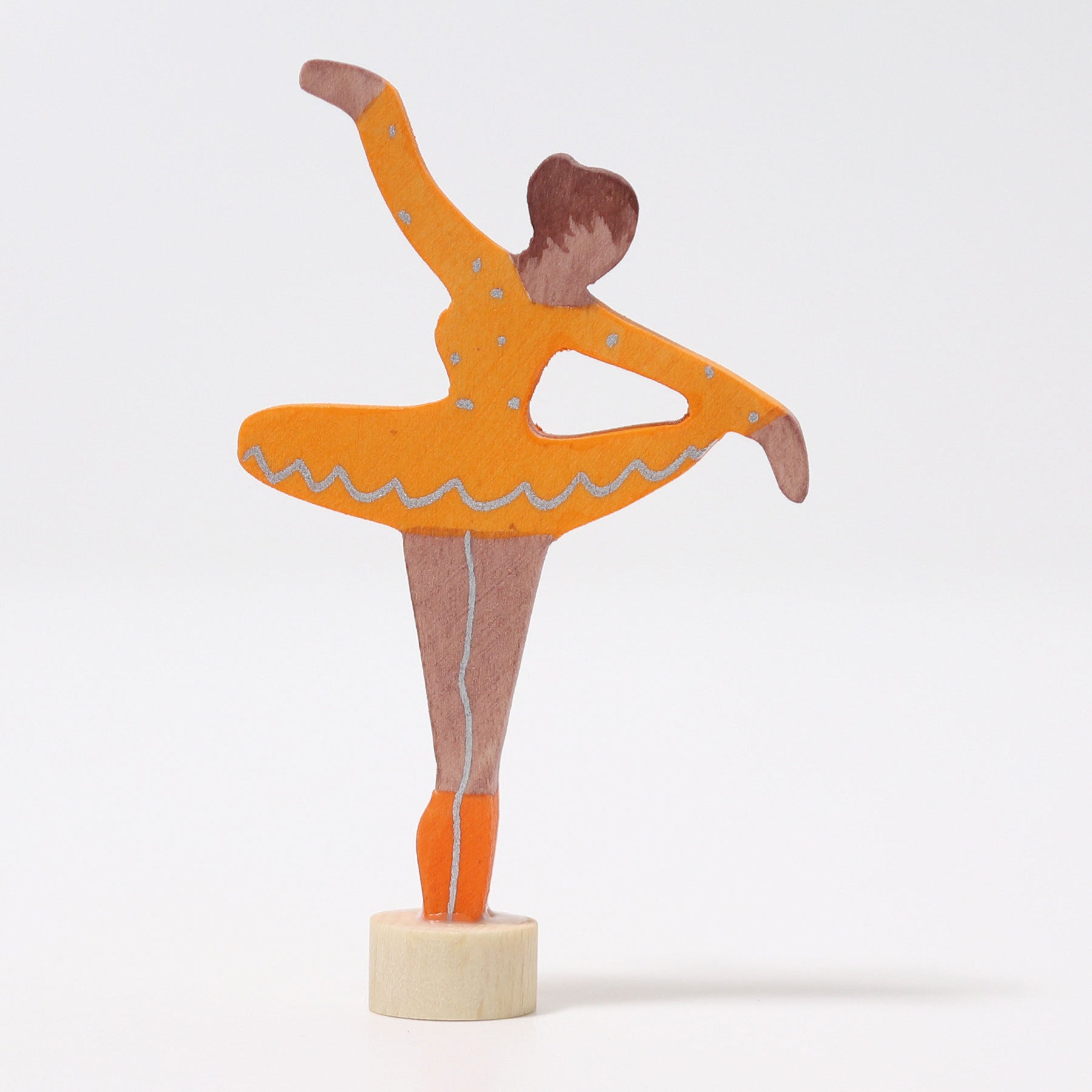ornament Forskel professionel Grimm's figur til fødselsdagsring, ballerina, orange – Gågrøn