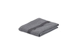 Piqué lille håndklæde i økologisk bomuld fra The Organic Company, Evening grey, 35 x 60 cm