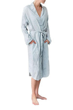 Tekstiler - AIO Kimono i 100% forvasket hør fra VIIL, lys grå - tre størrelser - VIIL - gågrøn 