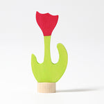 Grimm's figur til fødselsdagsring, tulipan, rød
