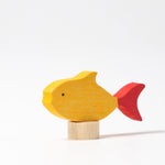 Grimm's figur til fødselsdagsring, fisk, gul