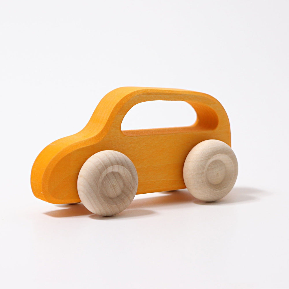 Grimm's legetøjsbiler af lindetræ, sæt med 5 stk