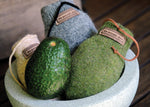 The Avocado Sock i shetlandsuld, Nutmeg – modner din avocado på 24 timer