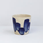 Ø-kop fra Bornholms Keramikfabrik, Blue Vertigo