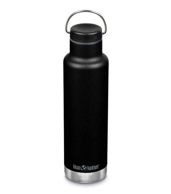 Klean Kanteen Classic termoflaske i rustfri stål, Black, 592 ml