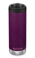 Klean Kanteen TKWide termokrus i rustfri stål med lækkefrit drikkelåg, Purple Potion, 473 ml