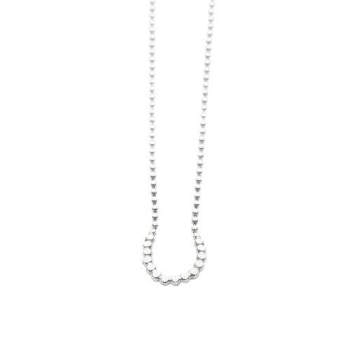 Lei Foo smykke, Luck Necklace Petite, Silver, Oxydized, Goldplated