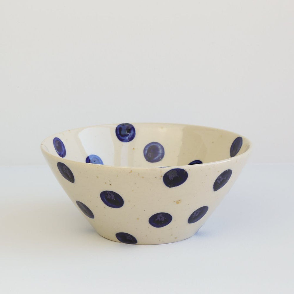 Ø-skål, lille, fra Bornholms Keramikfabrik, Polka Dot
