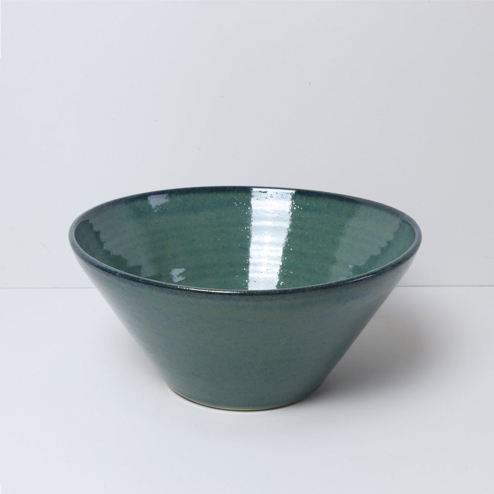 Ø-skål, medium, fra Bornholms Keramikfabrik, Green Ocean