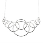 Lei Foo smykke, O-Necklace, Silver, Oxydized, Goldplated