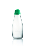 Retap 0,5 L vandflaske i borosilikatglas med BPA-frit låg, flere farver