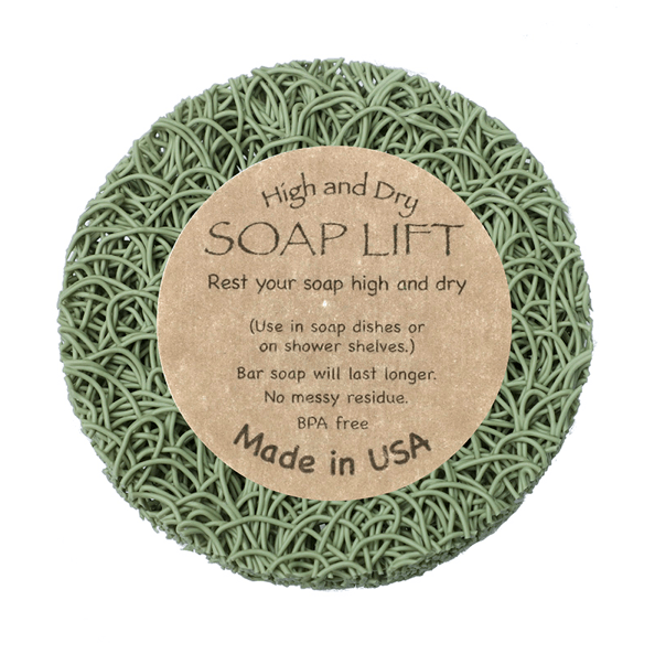 Soap Lift rund - biobaseret underlag til faste sæber, Sage