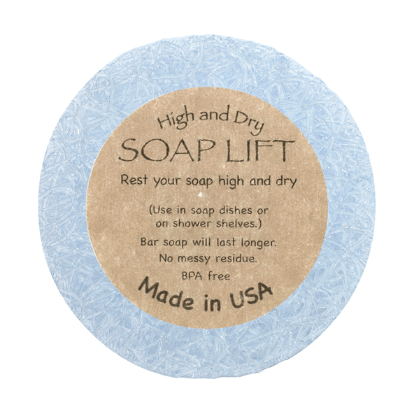 Soap Lift Round-A-Bout - biobaseret underlag til faste sæber, Crystal