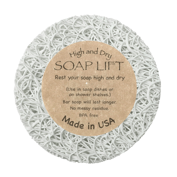 Soap Lift Round-A-Bout - biobaseret underlag til faste sæber, White