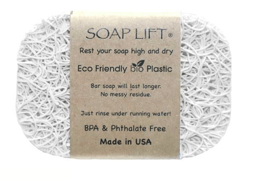 Soap Lift - biobaseret underlag til faste sæber, White