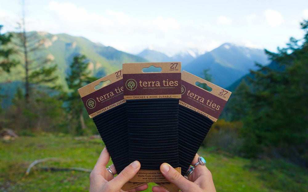 Terra Ties, bionedbrydelige hårelastikker, 27 stk