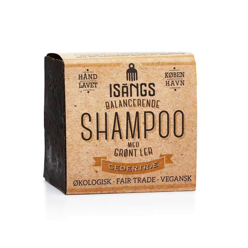 Bad og personlig hygiejne - Balancerende shampoo med grønt ler fra Isangs Hair & Body, cedertræ - Isangs Hair & Body - gågrøn 