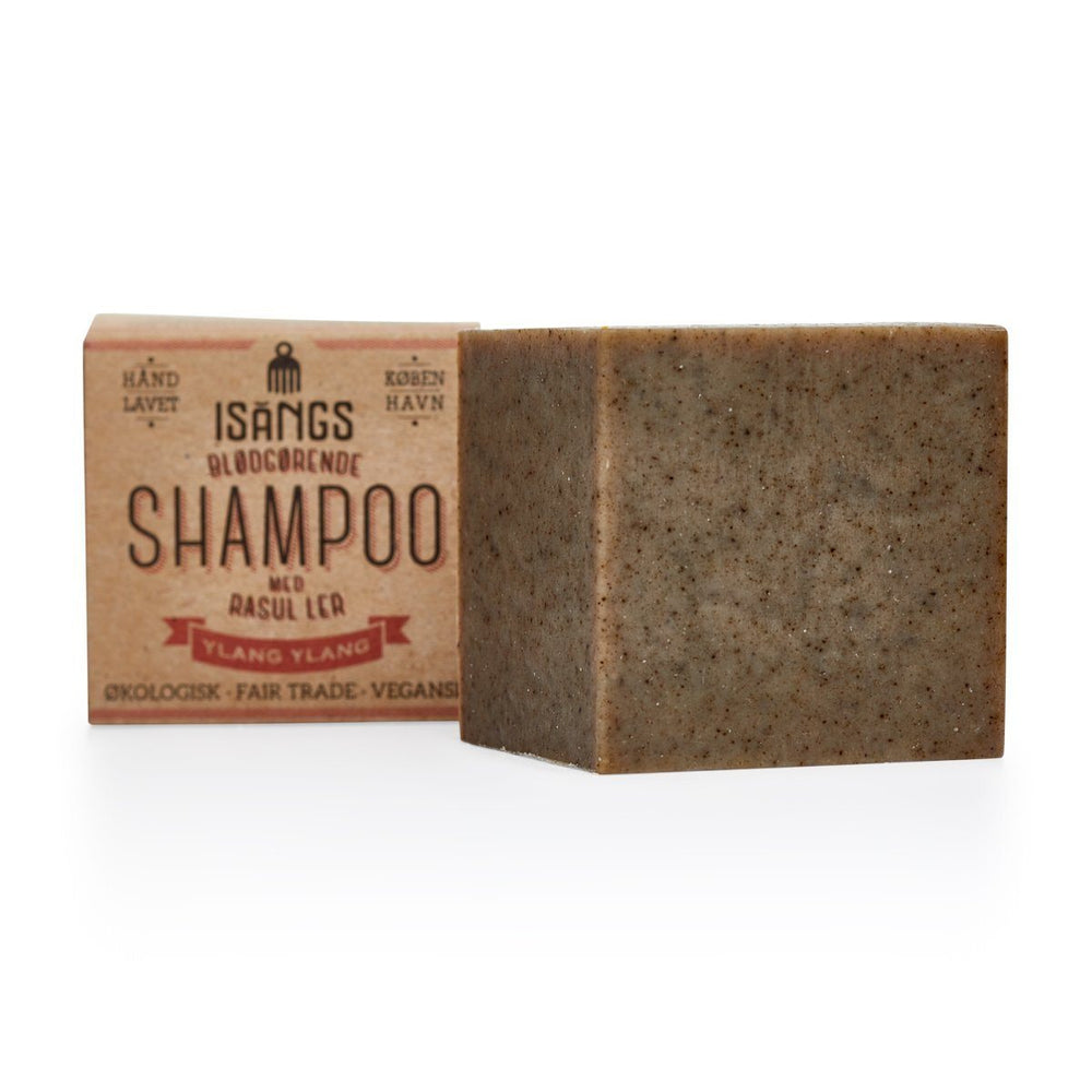 Bad og personlig hygiejne - Blødgørende shampoo med rasul ler fra Isangs Hair & Body, ylang-ylang - Isangs Hair & Body - gågrøn 