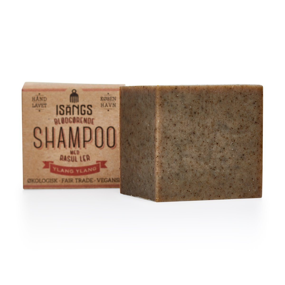 Blødgørende shampoo med rasul ler fra Hair & Body, ylang-ylang –