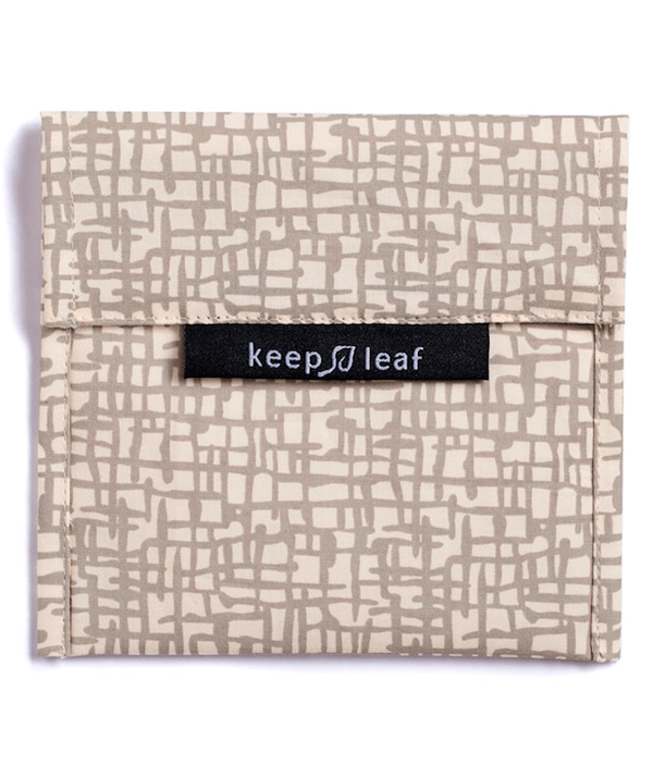 Genanvendelig madpose i bomuld fra Keep Leaf, Mesh, 18 x 16,5 cm
