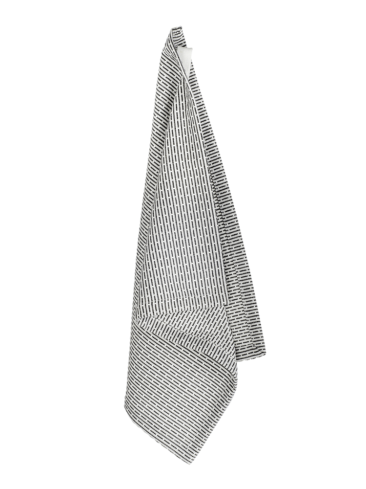 Piqué karklud i økologisk bomuld fra The Organic Company, Morning grey, 35 x 30 cm