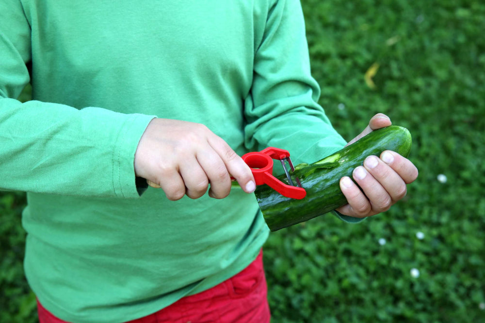 Kniv - Opinel Le Petit Chef skrællekniv til børn - Opinel - gågrøn 