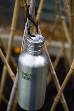 Låg - Loop Cap låg i 100% rustfri stål - passer til alle Klean Kanteen Classic flasker - Klean Kanteen - gågrøn 