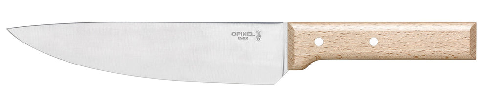 Kniv - Kokkekniv nr. 118 i rustfri stål og avnbøg fra Opinel, natur - Opinel - gågrøn 