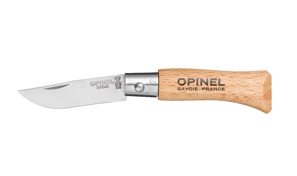 Kniv - Klassisk foldekniv i rustfri stål og avnbøg fra Opinel, 10 størrelser - Opinel - gågrøn 