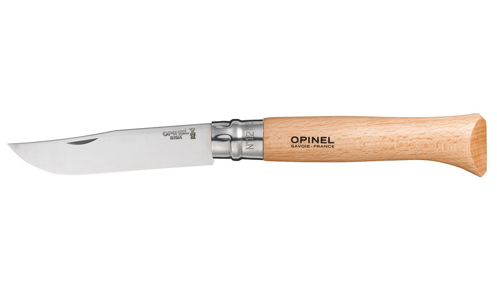 Kniv - Klassisk foldekniv i rustfri stål og avnbøg fra Opinel, 10 størrelser - Opinel - gågrøn 