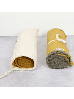 Tæppe af genbrugsuld fra ReSpiin, saffron, 170 x 130 cm