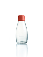 Retap 0,3 L vandflaske i borosilikatglas med BPA-frit låg, flere farver