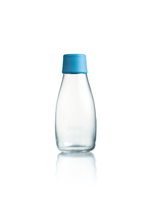 Retap 0,3 L vandflaske i borosilikatglas med BPA-frit låg, flere farver
