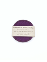 Genanvendelige rondeller i økologisk bomuldsfrotté fra Pargaard, 5 stk, Deep Purple